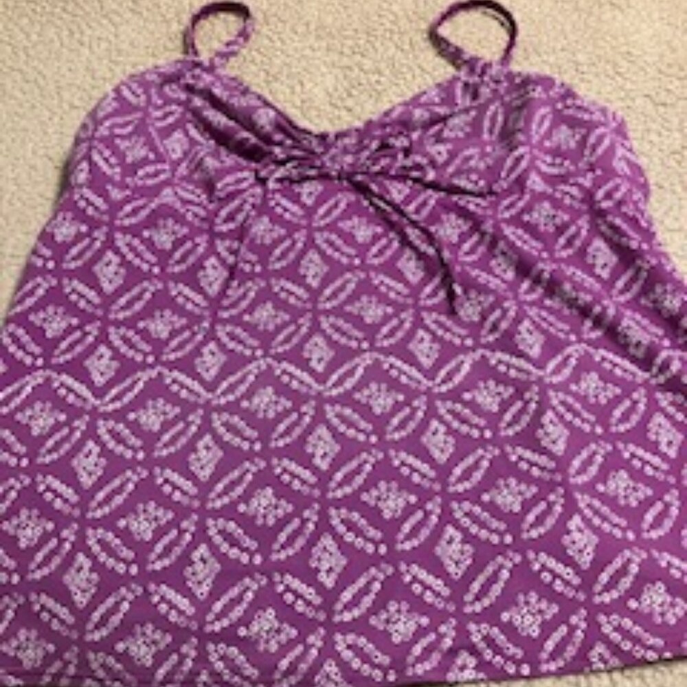 Land's End Swimming Suit Top    Size 16